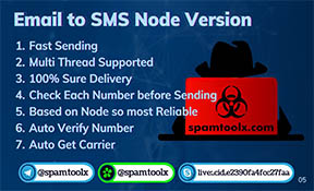 Email to SMS Node Sender